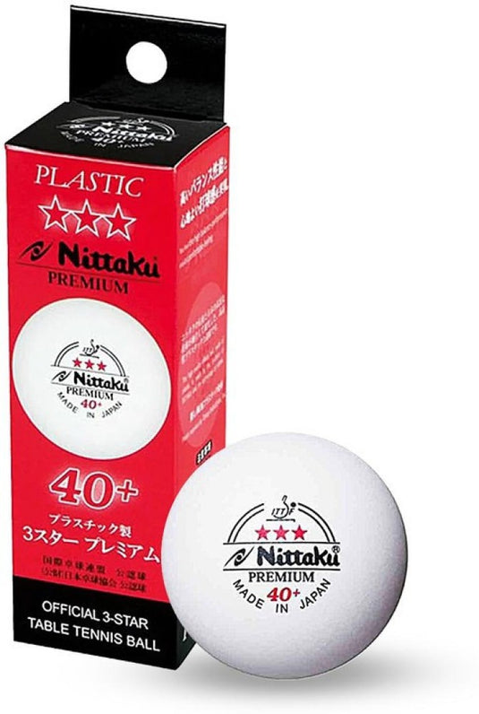 Nittaku 40+ Plastic Premium Table Tennis Ball