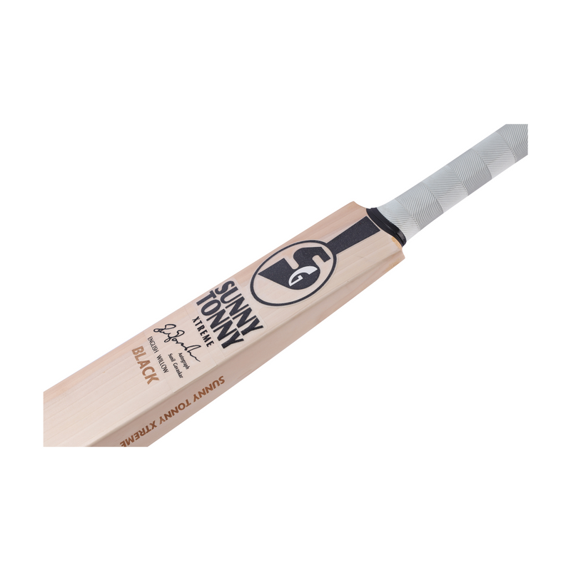 Load image into Gallery viewer, SG Sunny Tonny Xtreme English Willow Cricket Bat (Black) Sticker View