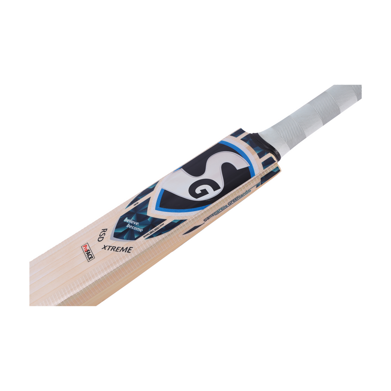Load image into Gallery viewer, SG RSD Xtreme English Willow Cricket Bat Slanted Photo