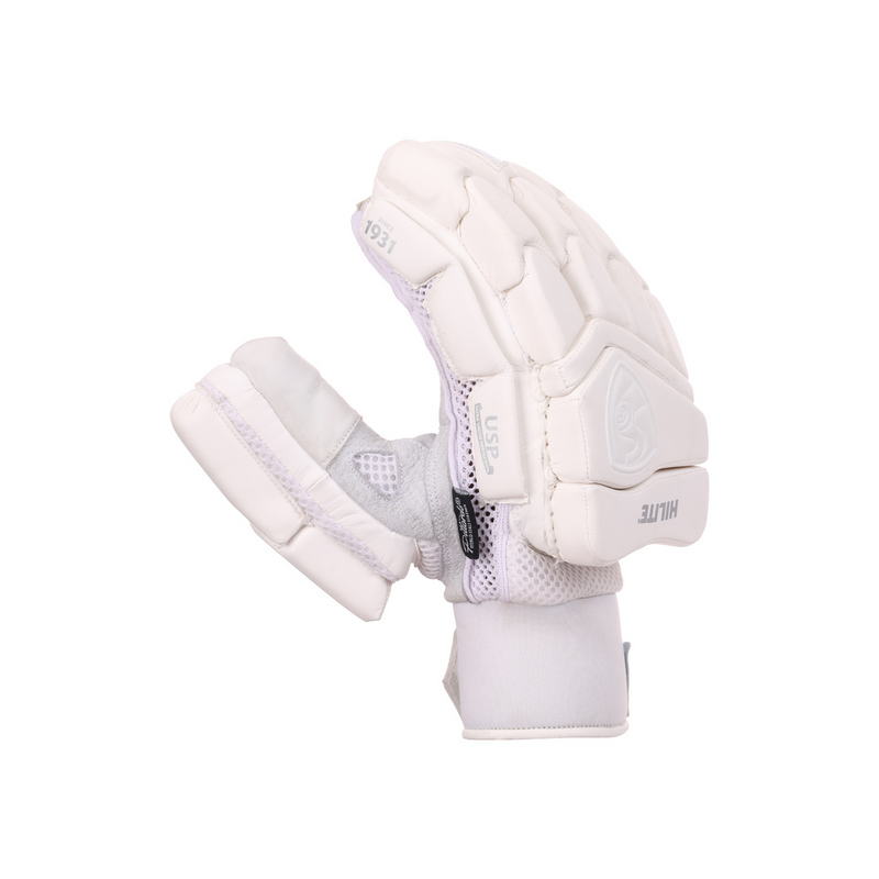Load image into Gallery viewer, SG Hilite White Cricket Batting Gloves In White Color