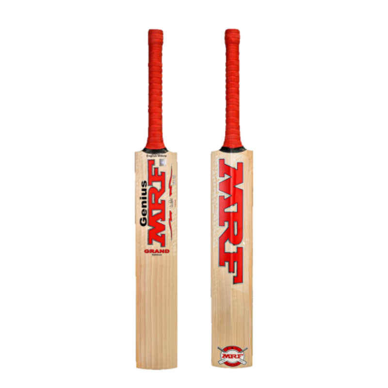 Load image into Gallery viewer, MRF Genius Grand JR Cricket Bat front and Back image