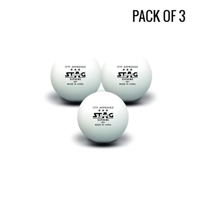 Load image into Gallery viewer, Stag 3 Star Plastic Supreme Table Tennis Ball