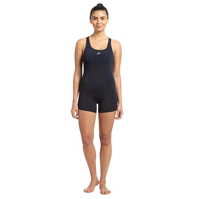 Load image into Gallery viewer, Speedo Adult Female Myrtle Racerback Legsuit Swimwear
