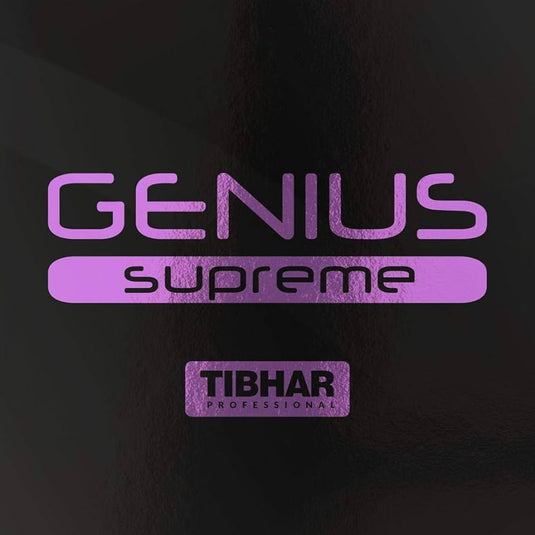 Tibhar Genius Supreme Max Table Tennis Rubber (Black)