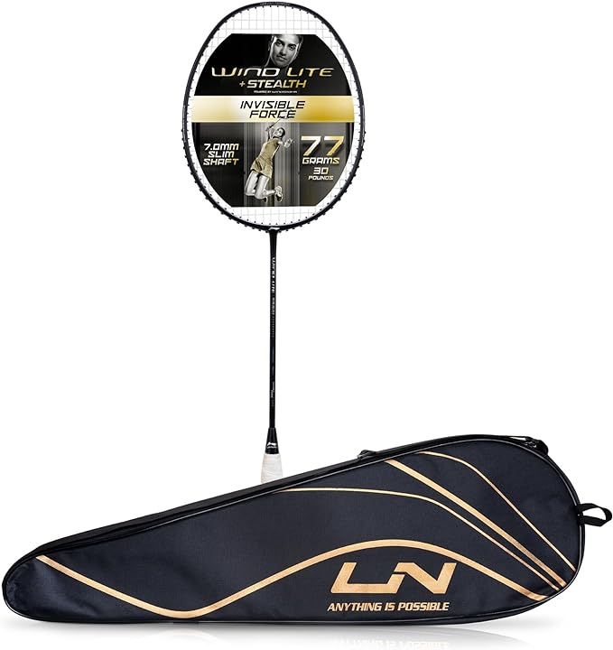 Load image into Gallery viewer, Li-Ning Wind Lite Stealth Badminton Racket
