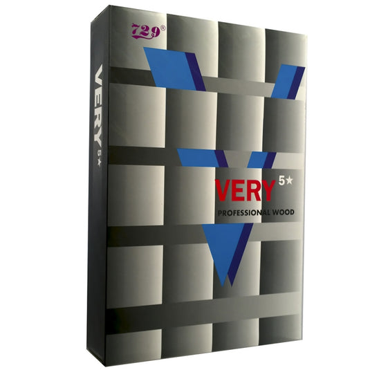 729 Very 5 Star Professional Wood Table Tennis Bat (1 Bat & 2 Balls with Cover)