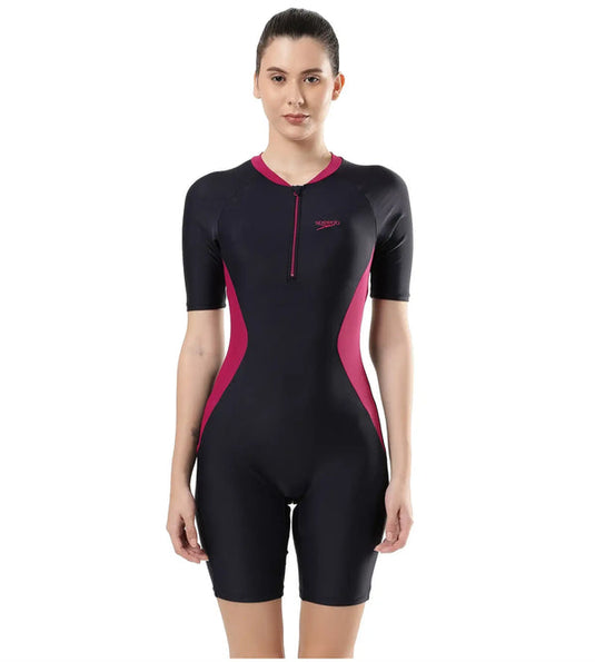 Speedo Adult Female Essential Panel Swimming Knee Suit