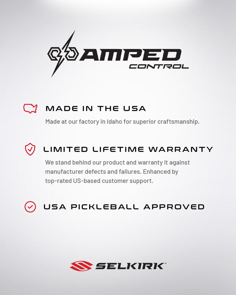 Load image into Gallery viewer, Selkirk Amped Control-S2 Pickleball Paddle text 1