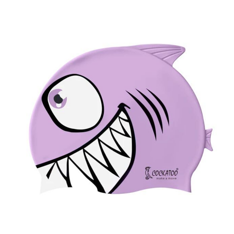 Load image into Gallery viewer, Cockatoo Child Cap Fish Swimming Cap