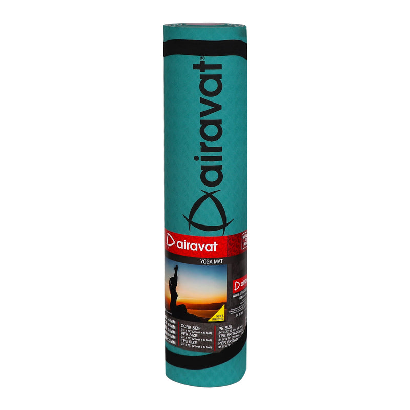 Load image into Gallery viewer, Airavat 6MM 2 Tone TPE  Yoga Mat