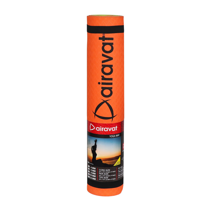 Load image into Gallery viewer, Airavat 6MM 2 Tone TPE  Yoga Mat