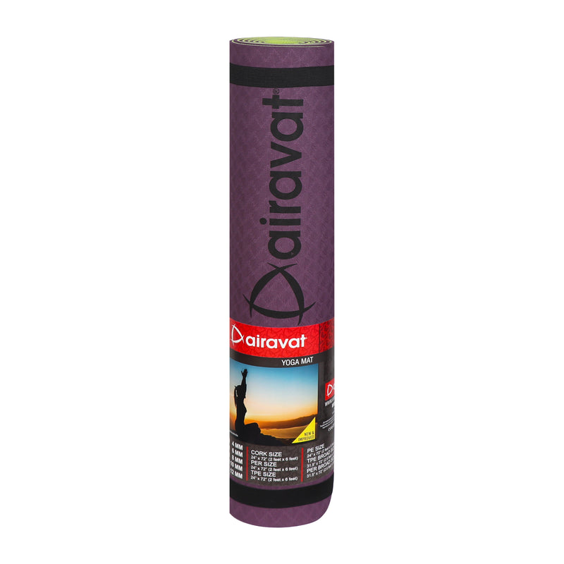 Load image into Gallery viewer, Airavat 6MM 2 Tone TPE  Yoga Mat