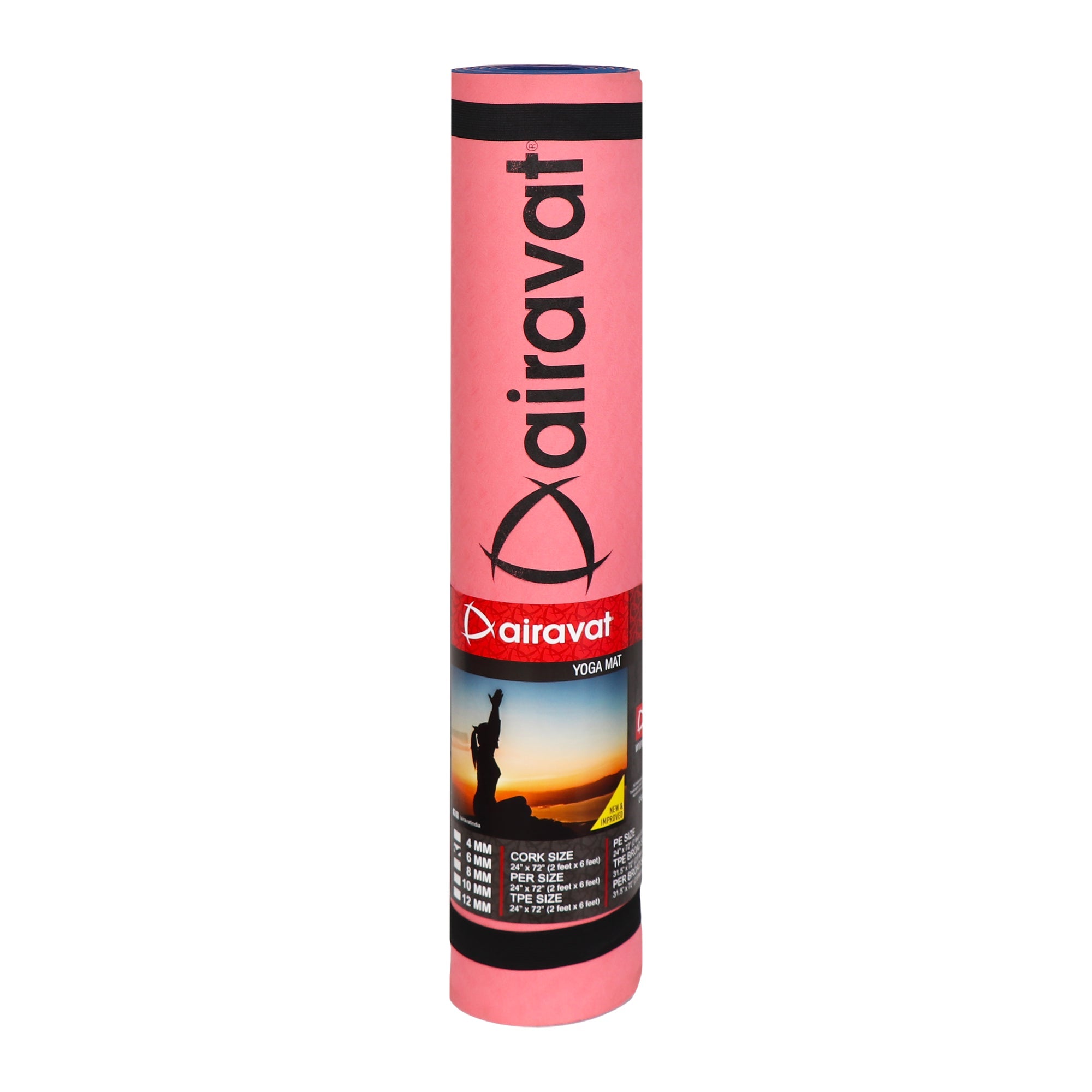 Airavat 6MM 2 Tone TPE Yoga Mat