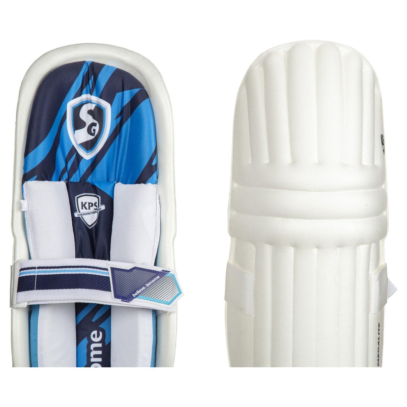 Load image into Gallery viewer, SG Megalite White Cricket Batting Pads