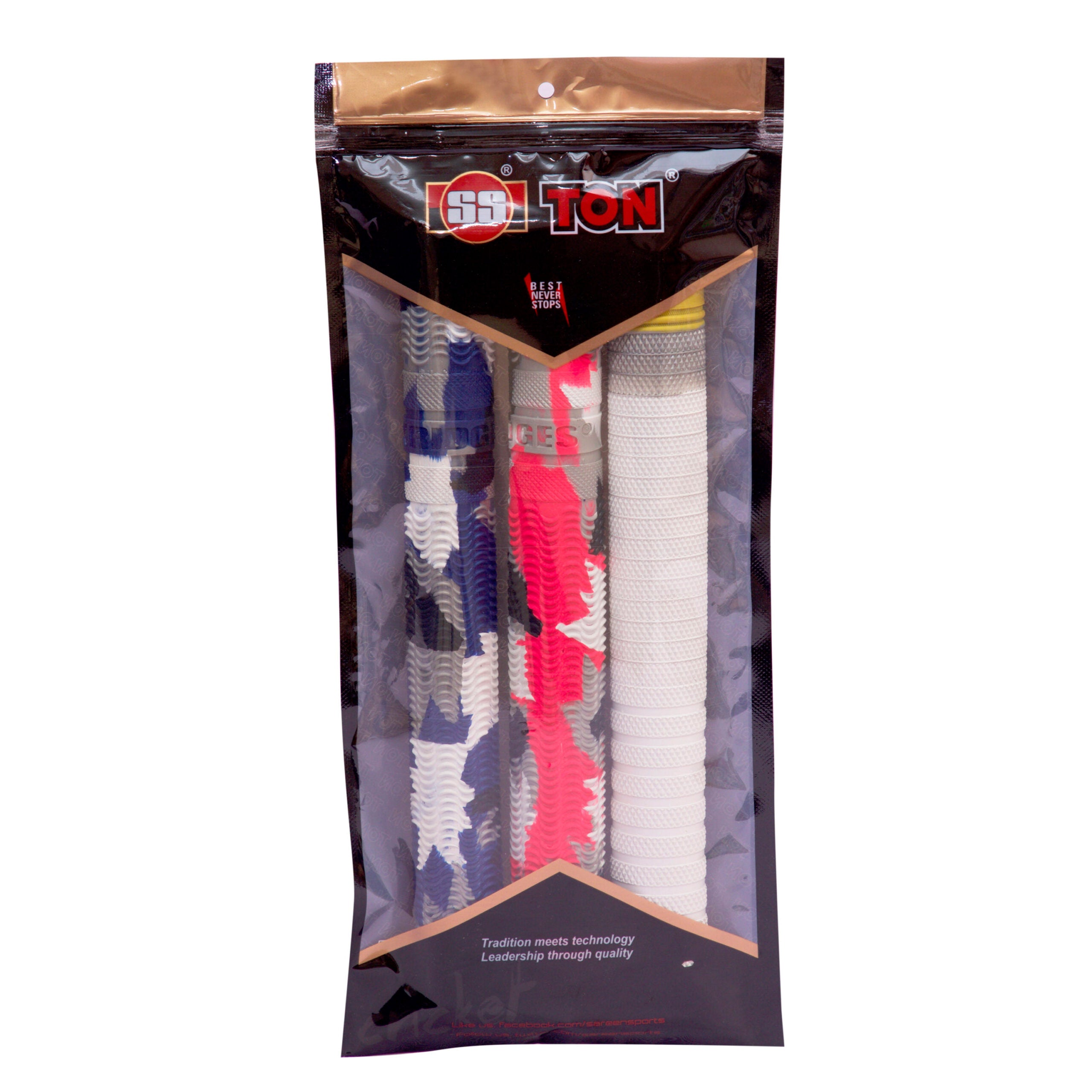 thumbnail image 2 of MOB Premium Rubber Cricket Bat Grips Anti Slip Multicolor MOB 2 of 12