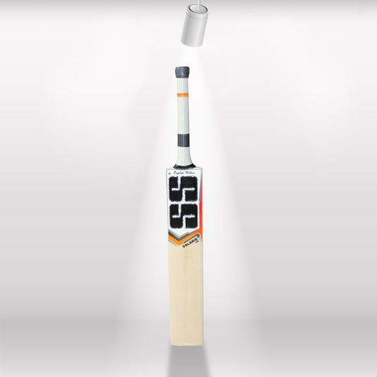 SS Valarie 3.0 English Willow Womens Cricket Bat English Willow Bat White Background Front Side