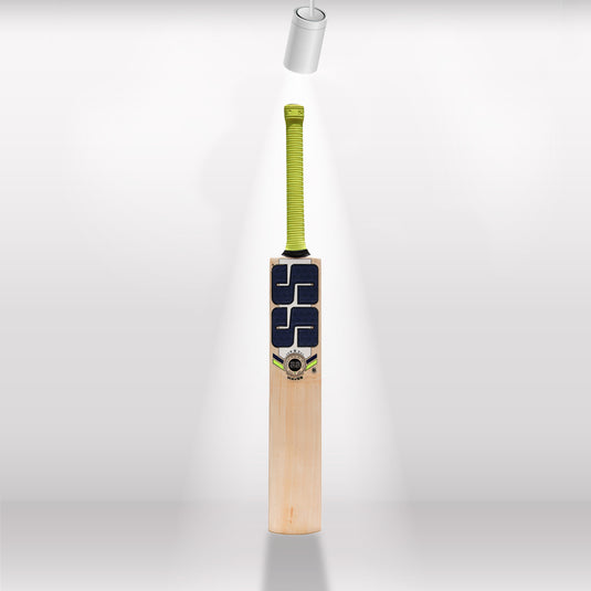 SS Waves English Willow Cricket Bat White Back Ground Front View Bat