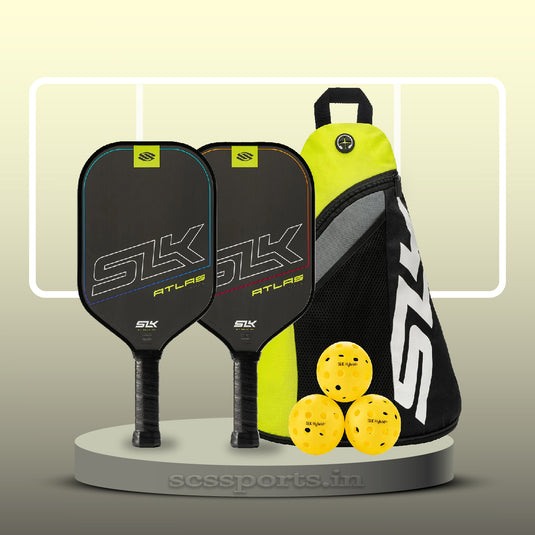 Selkirk SLK Atlas Max Pickleball Bundle(2 Paddles+3 Balls+1Backpack)