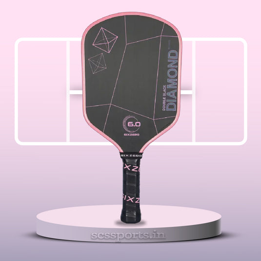 Sixzero Double Black Diamond Control 14 MM Pickleball Paddle