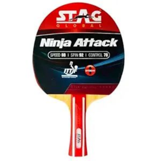 Stag Global Ninja Attack Table Tennis Bat