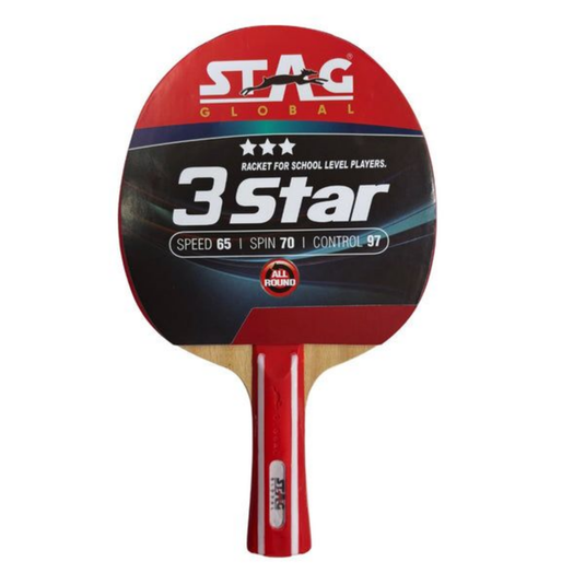 Stag Global 3 Star Table Tennis Bat