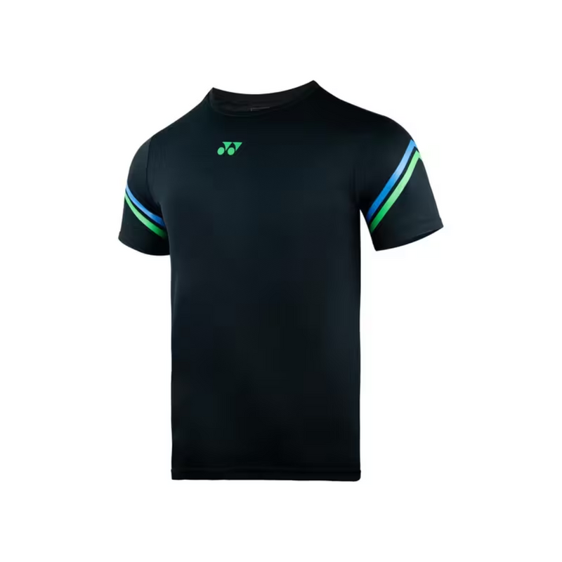 Load image into Gallery viewer, Yonex Round Neck RM-HO36-2812 Badminton T-Shirt Jet Black