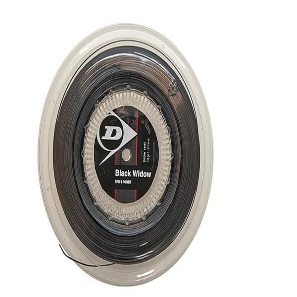 Dunlop Black Widow Single Tennis String (one racketets can be strung)