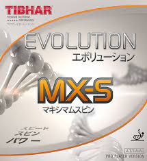 Tibhar Evolution MX-S Table Tennis Rubber (Red)