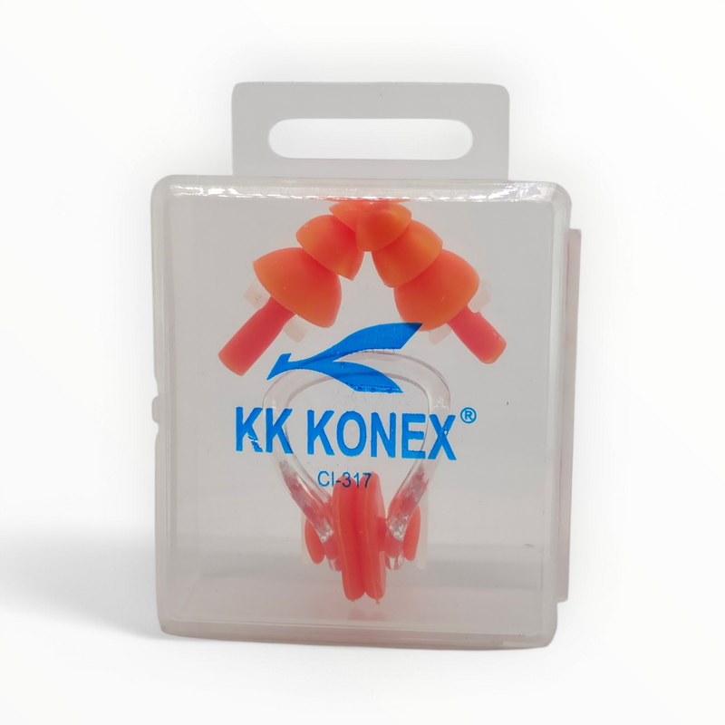 Load image into Gallery viewer, Konex Swimming Ear Plug With Nose Strip