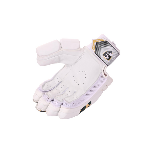 SG HP 33 White Cricket Batting Gloves