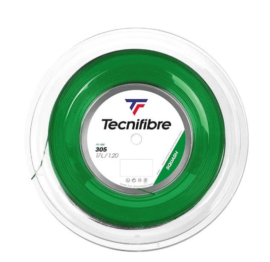 Tecnifibre Bobine 305 1.20 Squash String Green (17L/1.20mm)