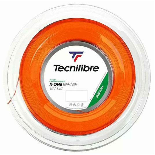 Tecnifibre X-one Biphase Squash String Orange (1.18/200mm)