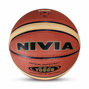 Nivia Pro-Touch Leather Pasted Basketball Ball