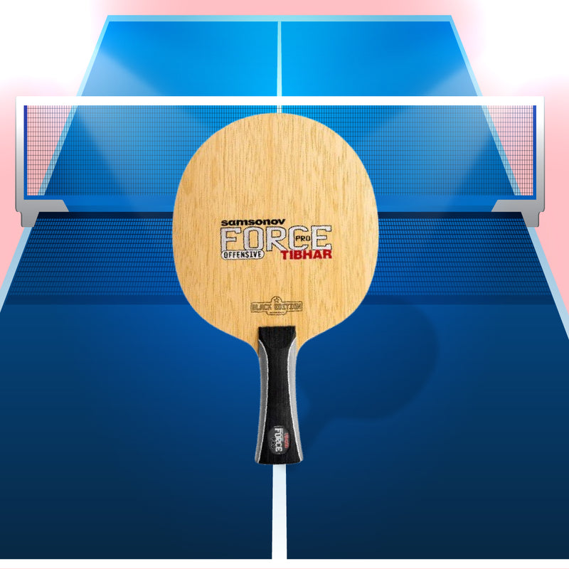 Load image into Gallery viewer, Tibhar Force Pro Black Edition Concave Table Tennis Ply
