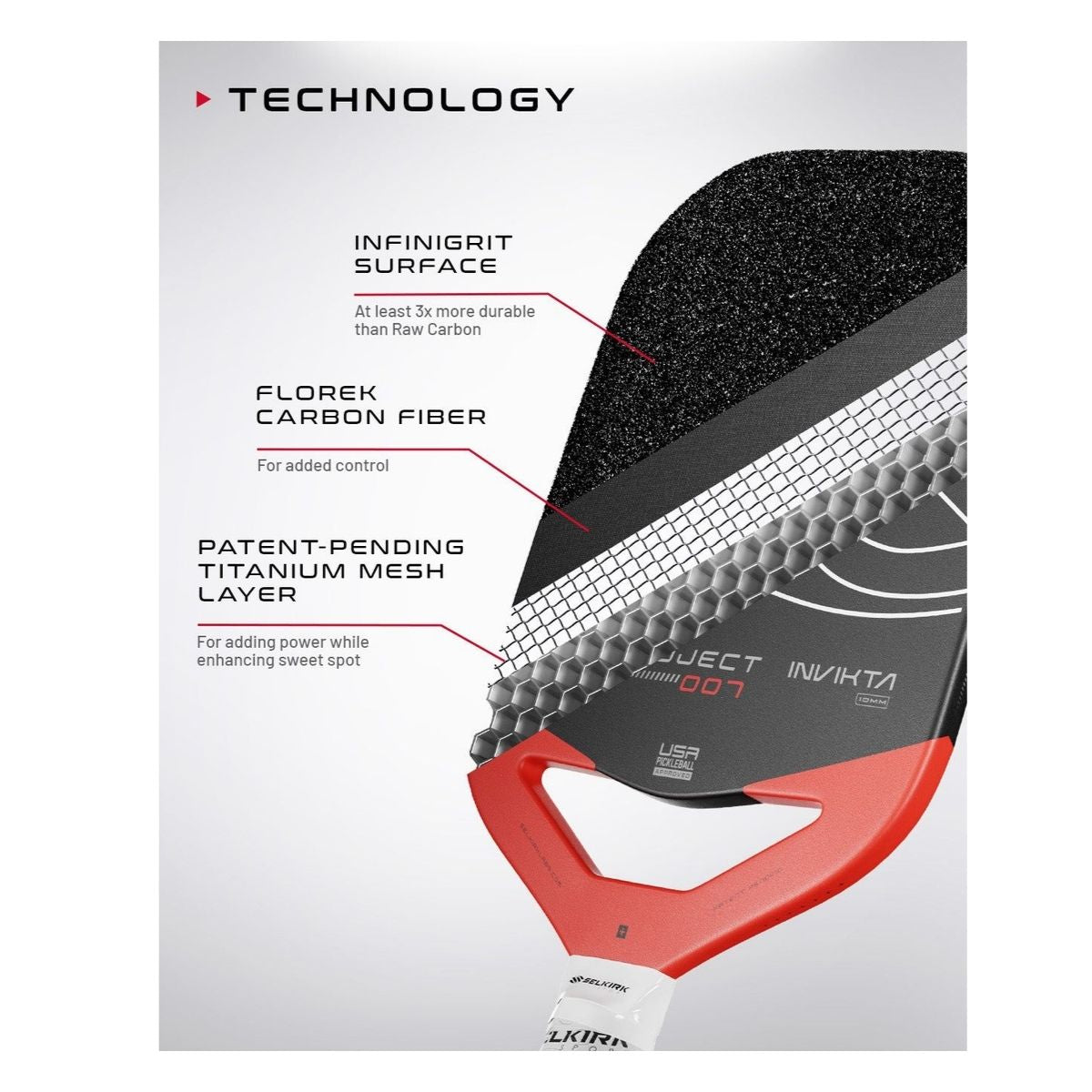 Selkirk Labs Project 007 Pickleball Paddle