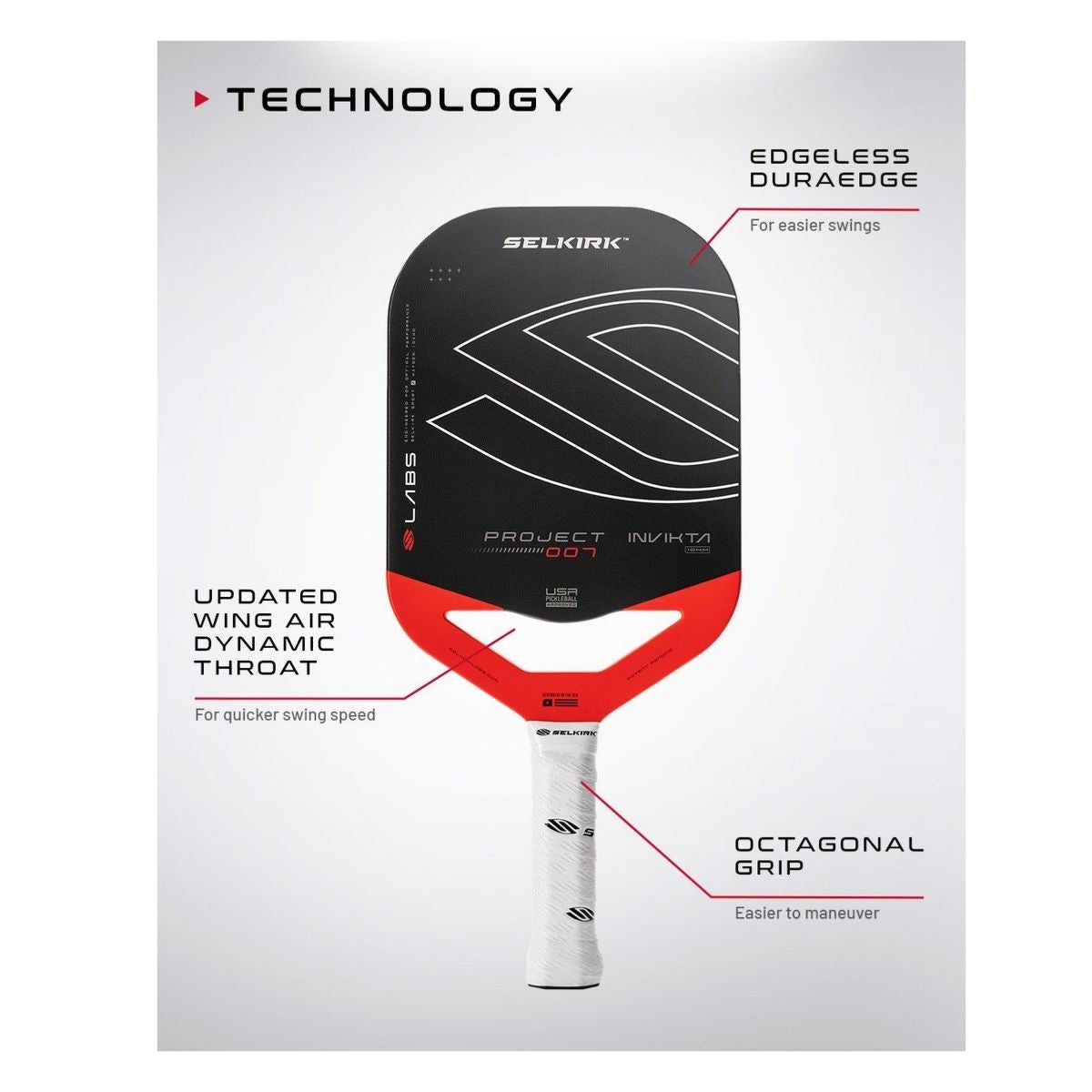 Selkirk Labs Project 007 Pickleball Paddle