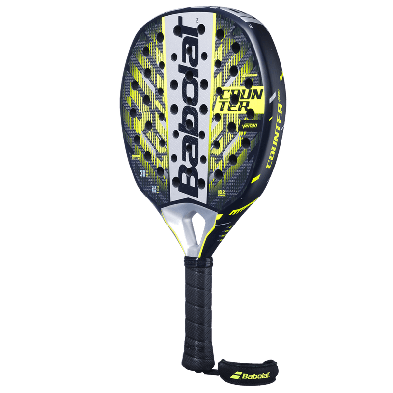 Load image into Gallery viewer, Babolat Counter Veron 2025 Padel Racket (2.5) Side Image
