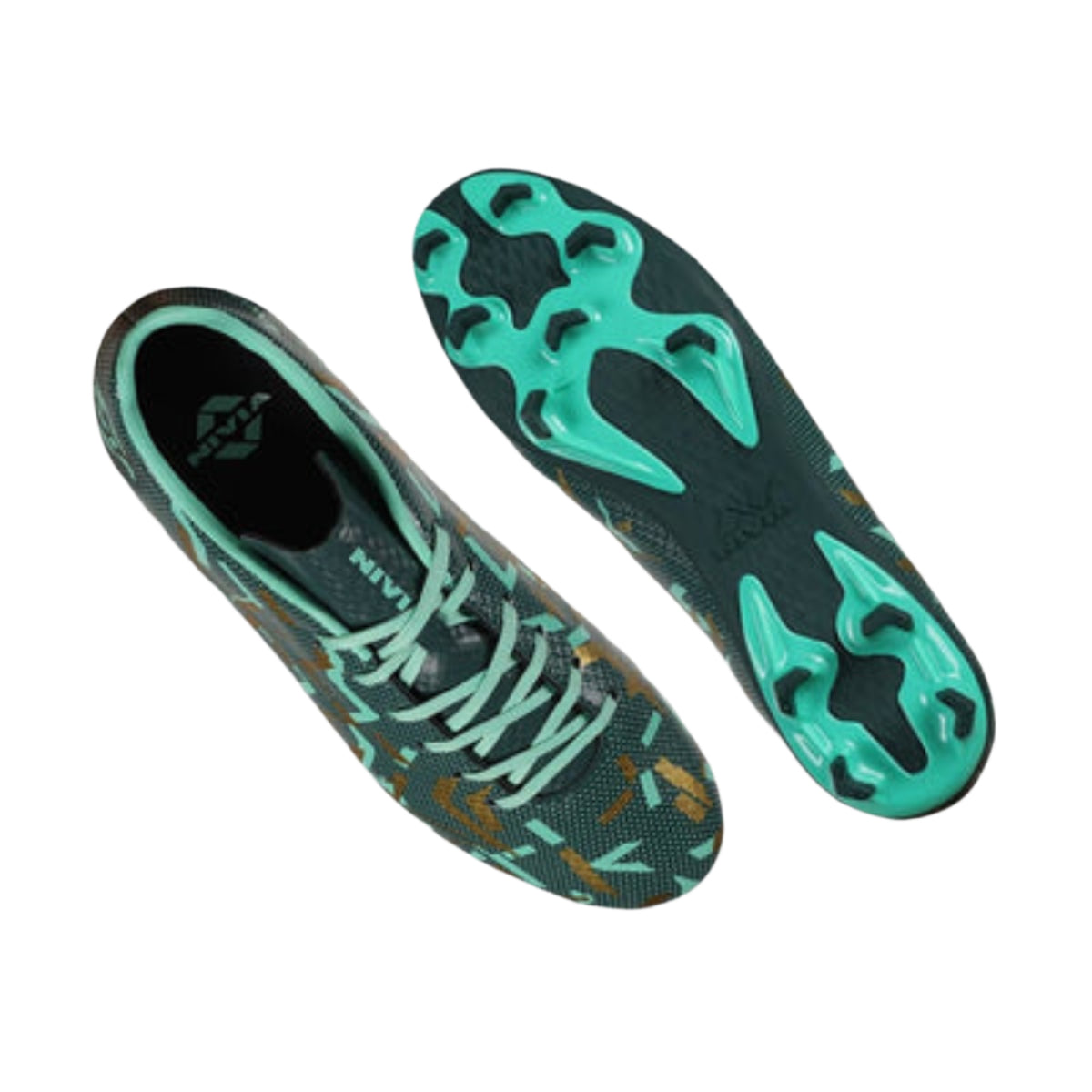 Nivia Encounter 10.0 Kids Football Shoes Back Image