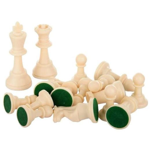 Konex Plastic Chess Coins In White Color