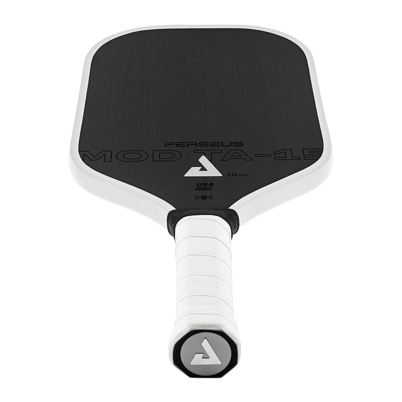 Load image into Gallery viewer, Joola Perseus Mod TA-15 pro Player Edition Pickleball Paddle bottom view
