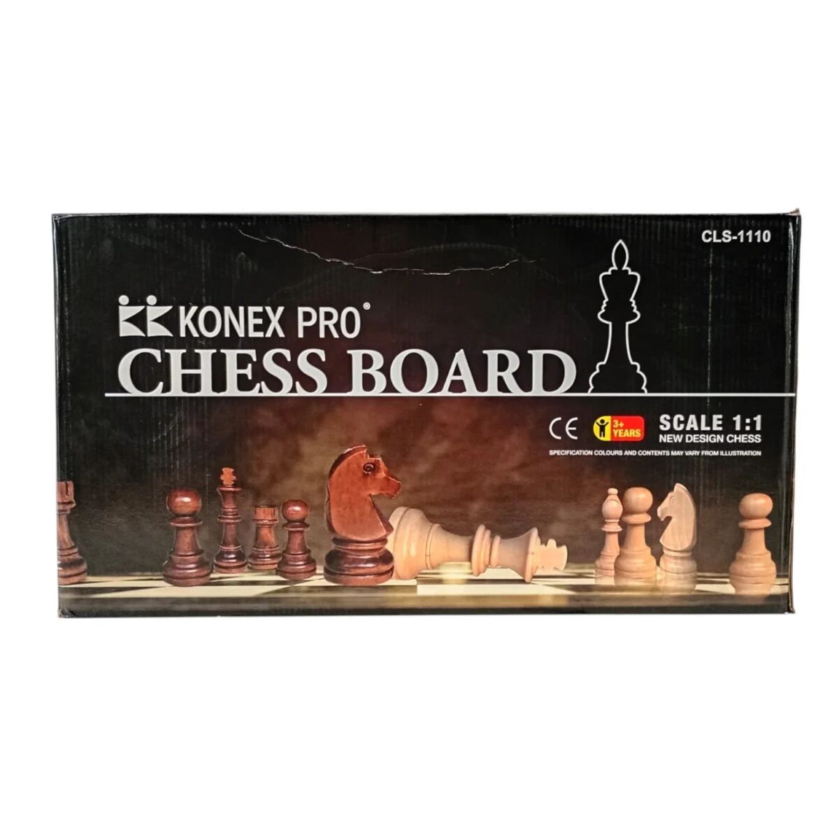Konex CLS-1110 Wooden Chess Board