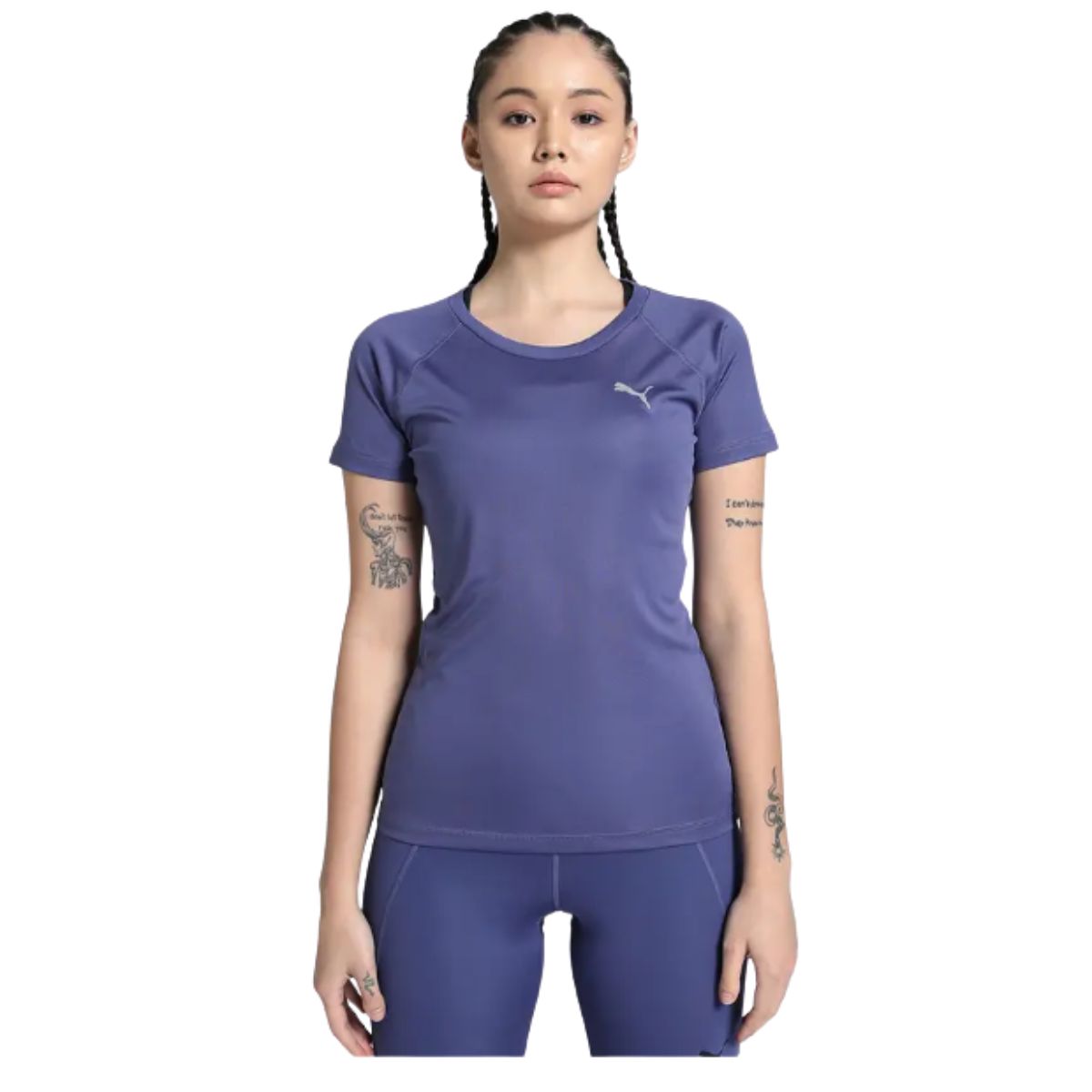 Puma Womens Train All Day Crew Neck Tee