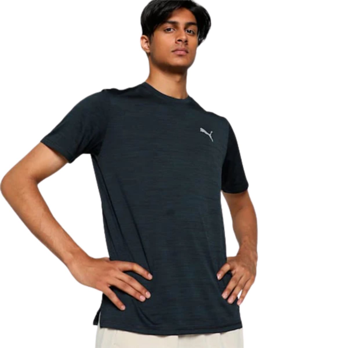 Puma Mens Run Favorite Heather SS Tee