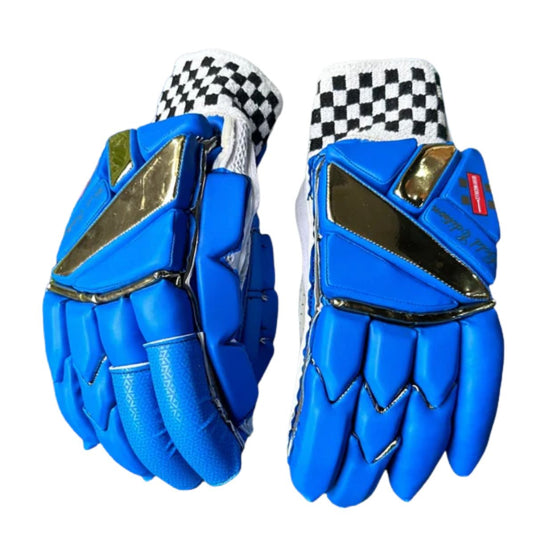 Gray-Nicolls Gold Edition Blue Batting Gloves