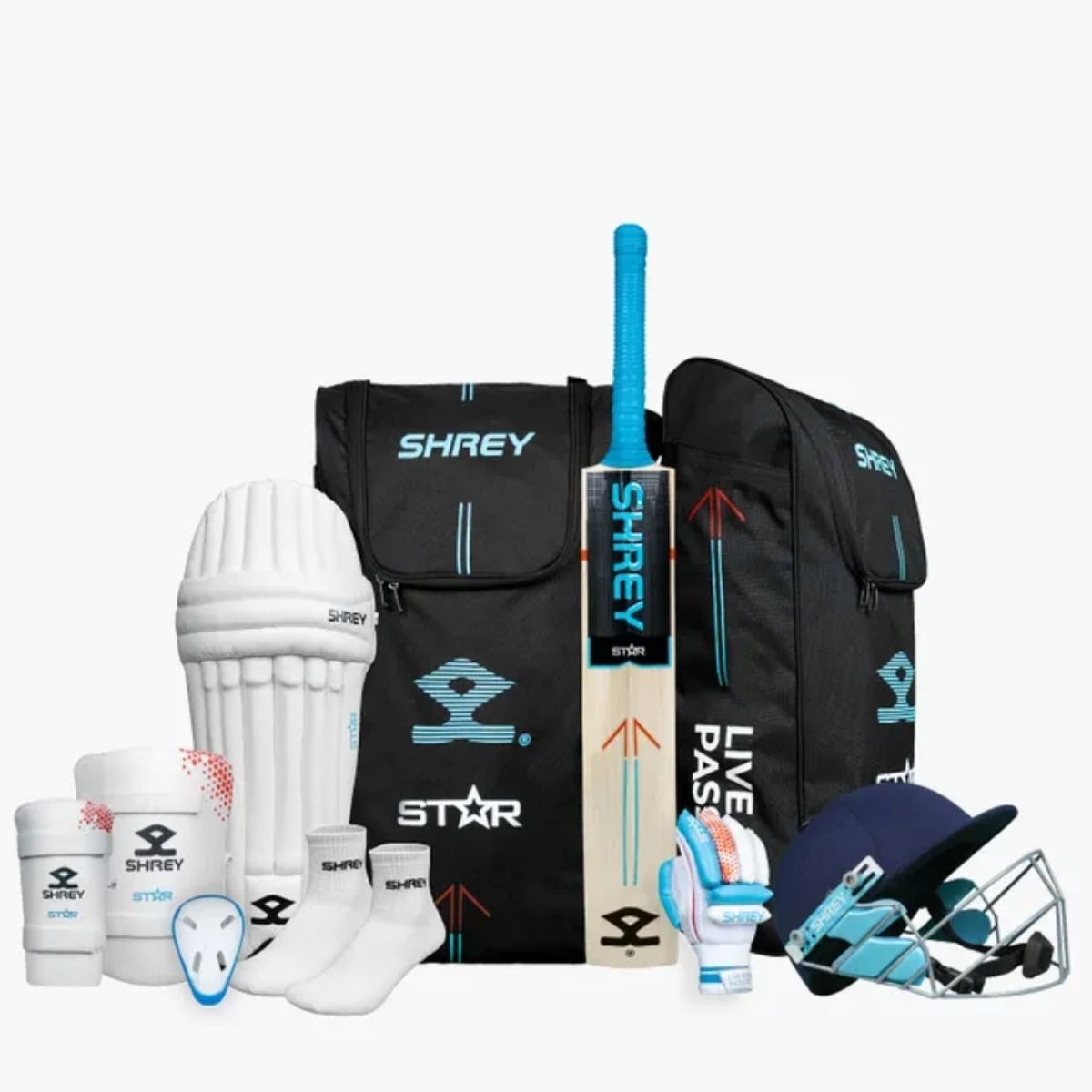 Shrey Star Cricket Kit Set