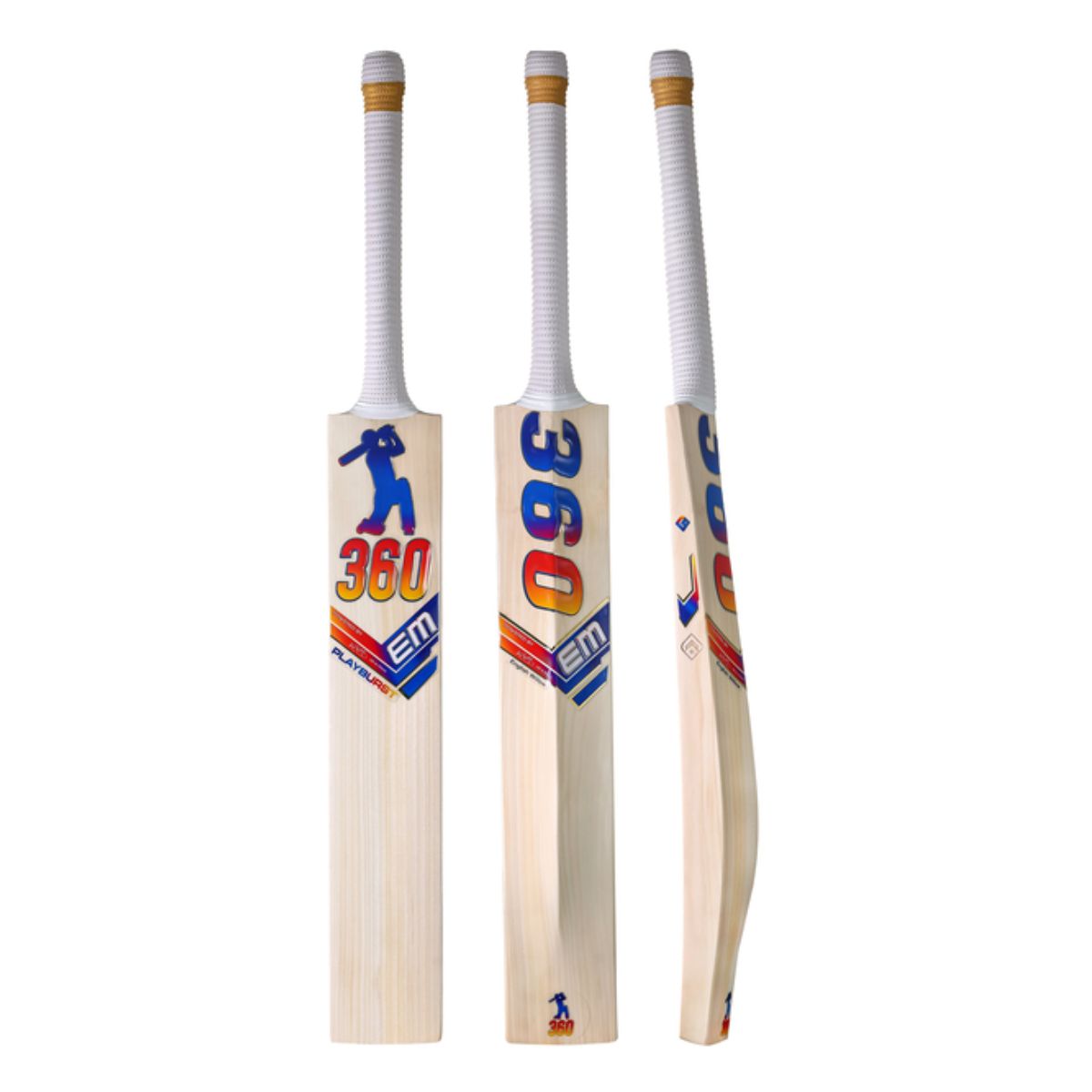 EM 360 Play Burst English Willow Cricket Bat
