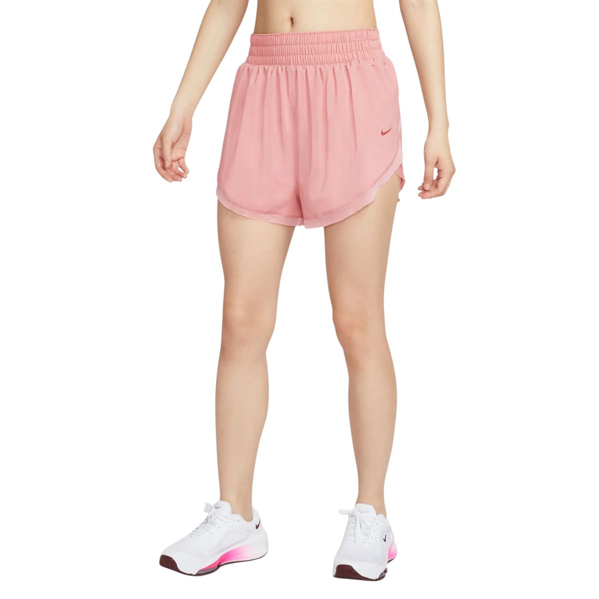 Nike Women's One Dri-Fit Mid Waist 3" Brief Shorts