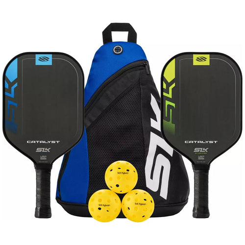 Selkirk SLK Catalyst Pickleball Paddle Bundle (2 Paddles + 3 Balls + 1 Sling Bag)