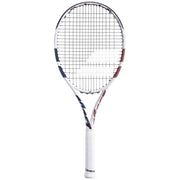 Babolat Boost Drive White Strung Tennis Racket (With Cover)
