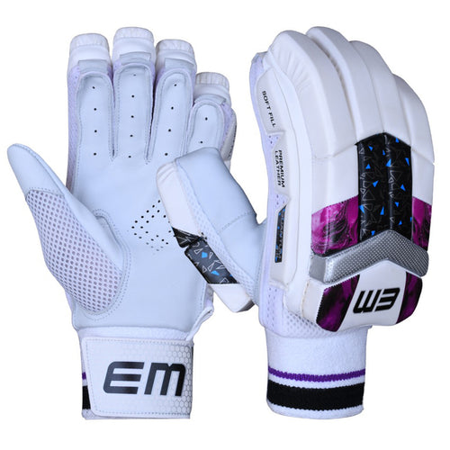 EM Quantum 4.0 Cricket Batting Gloves Front Image